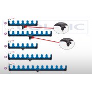 Appoggia Kit - Colmic Top Kit Rest - Vite Fissa 15 Places con Battuta